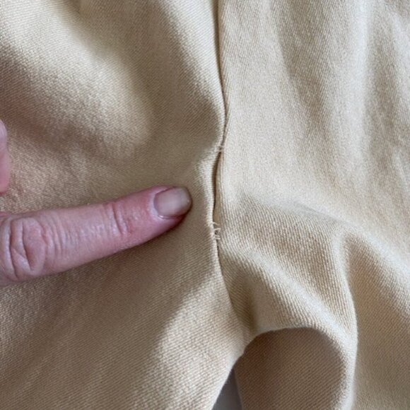 VINTAGE LILLY PULITZER Tan Khaki Stretch Pants Sz 2 - Picture 11 of 11